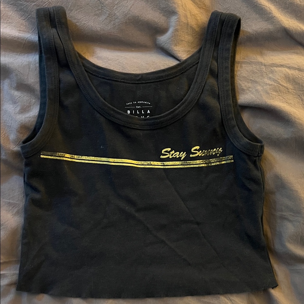 Vintage billabong cropped tank